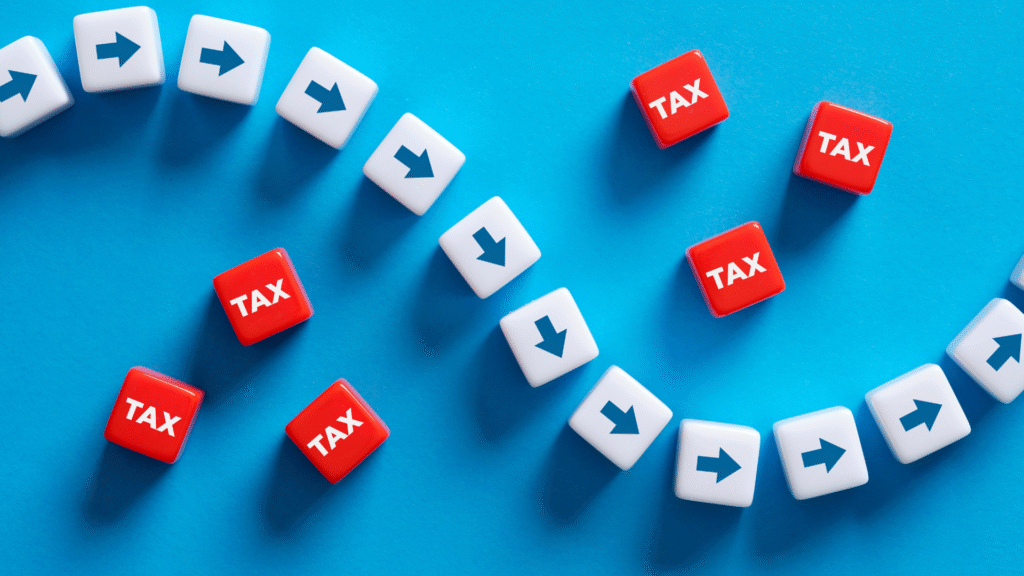 Infographic from IQ Financial Group on tax-efficient withdrawal strategies, recommending drawing from taxable accounts first, then tax-deferred, and preserving tax-free accounts like Roth IRAs for last, optimizing post-retirement income as of July 2025.
